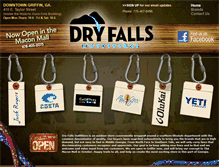 Tablet Screenshot of dryfallsoutfitters.com